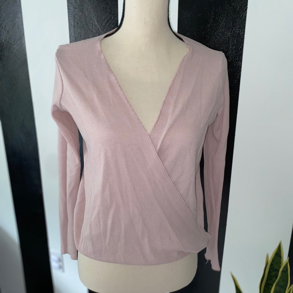 Urban outfitters surplice long sleeve shirt medium